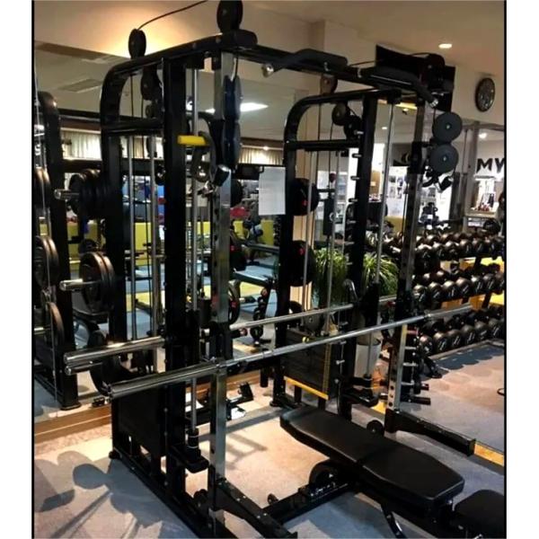 Unisex Sport Training Multi Functional Station for Chest Leg Curl Press Squat Power Rack