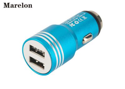 Promotional Dual Usb Car Charger Multi Color For Smart Device Charging