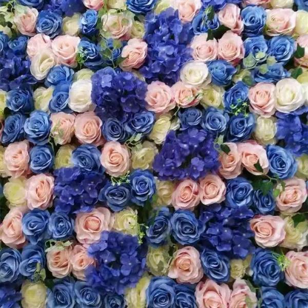 Top Quality Artificial Flower Wall 40*60cm Size Per Panel For Wedding And Home Decoration