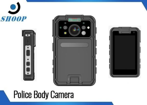 Câmara de vídeo IP68 impermeável de GPS 4G 1080P 12MP Police Body Worn