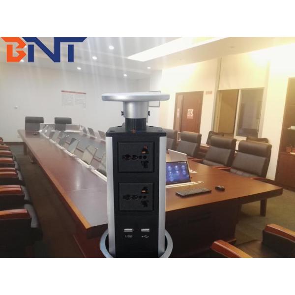 Exquisite Pop Up Counter Outlet For Hotel / School / Office Furniture