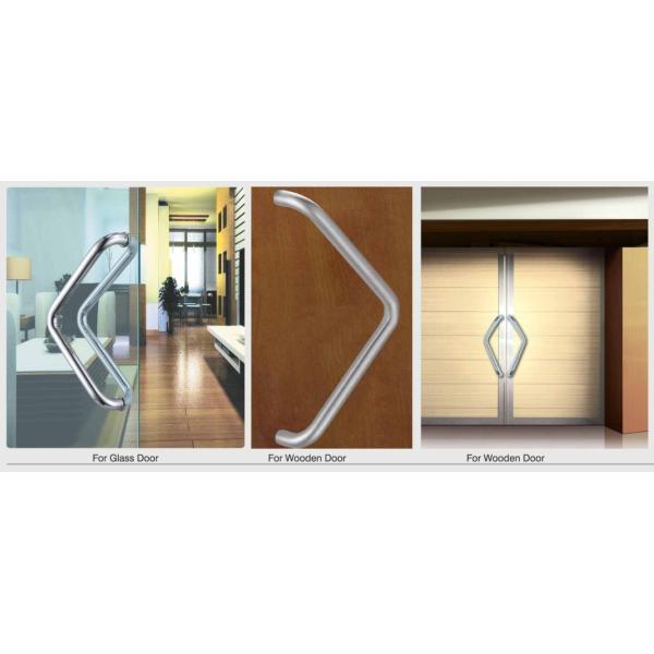 W-DH608 Modern Mirrored Stainless Steel Door Handle Push Pull Interior or Exterior office door handles