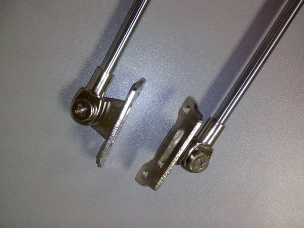 Cabinet Steel Gas Strut 200N Nitrogen Gas Springs For Beds