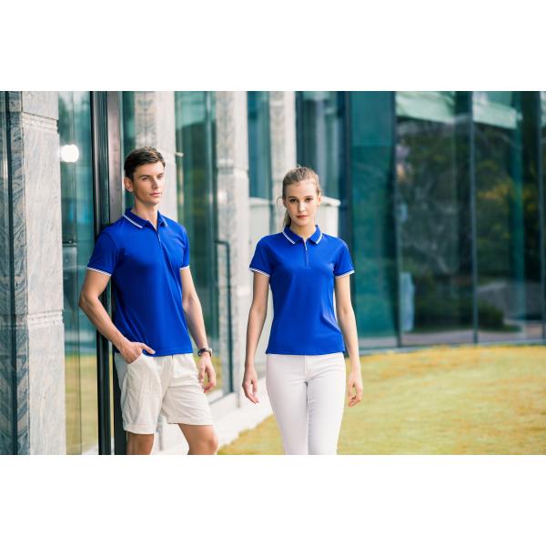 Футболка поло спорта 100% хлопок людей рубашек рукава краткости Flyita Breathable