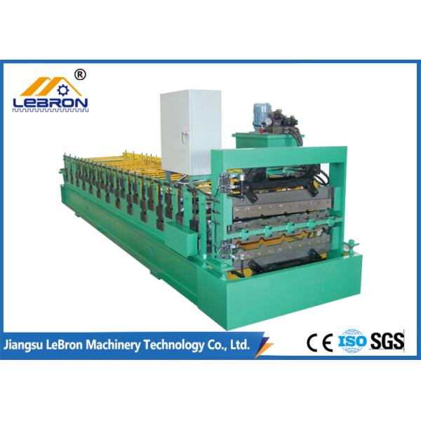 Custom Voltage Double Layer Roll Forming Machine , Automatic Roll Forming Machine