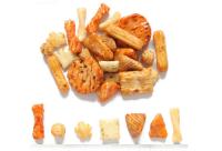Ingrédient cru sûr de texture de riz de biscuit de mélange dur de traînée bon pour l'estomac
