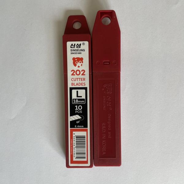 18mm 0.4mm Thickness Carpet Razor Blades 60 Degree Angle