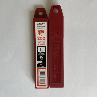 Couteaux de couteau de 18 mm Couper les lames de rasoir Couper des couteaux avec 0,4 mm d'épaisseur