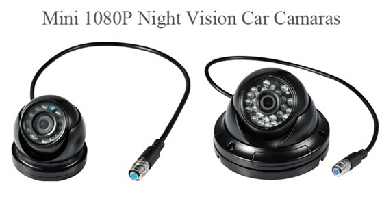 M605HD Car Video Recorder 4 CH 3g Rugged SD Card Mdvr 4pcs Cameras AVI