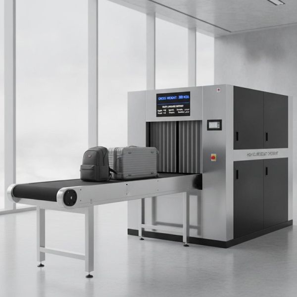 Multi language Support X Ray Luggage Scanner Including Gross Weight 380 kgs Suitable for High Volume Security Checkpoints