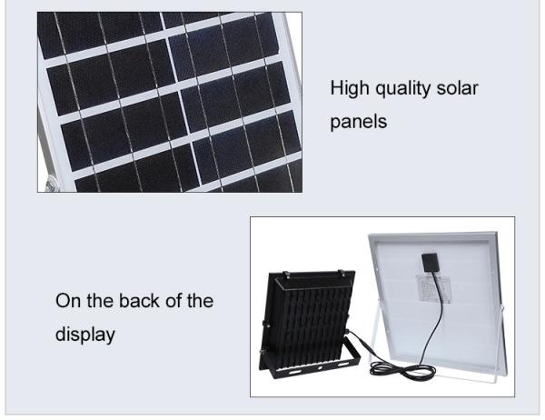 High Power 200W Battery Solar Security Light / Solar Powered Outdoor Lights