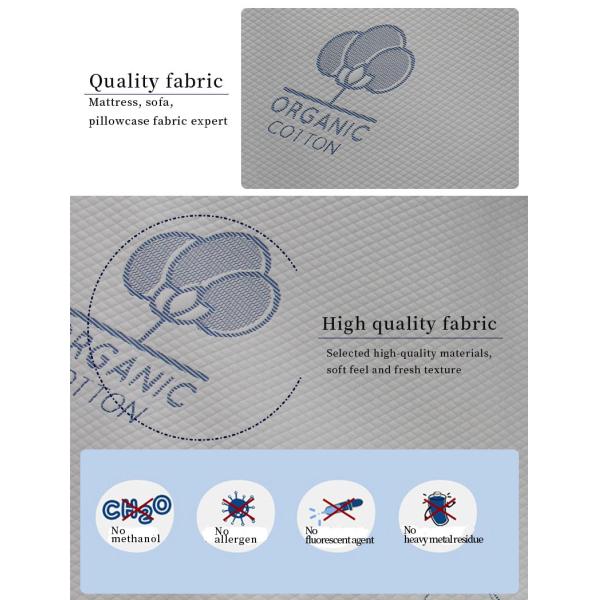 300gsm Jacquard Air Layer Mattress Quilting Fabric Waffle Knitted Fabric