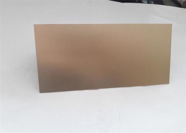 Oem Width Anodized Aluminum Plate , Brushed Finish Aluminum Sheet  Uv Resistance