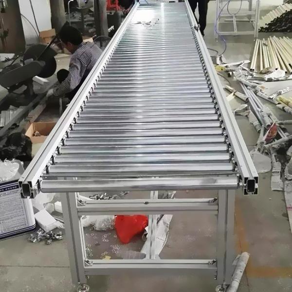 Customized Frame Width Modular Roller Conveyor Line for Mixed-Model Production 400 mm Drum Width