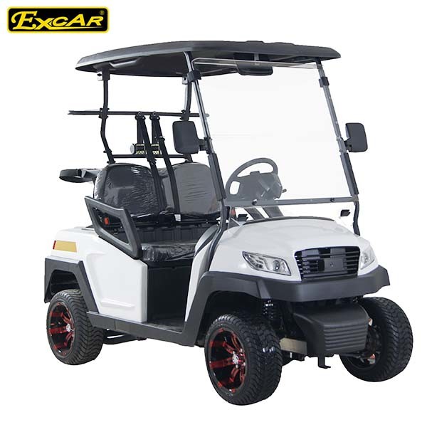 2 тележки гольфа Seater 48V электрических для поля для гольфа