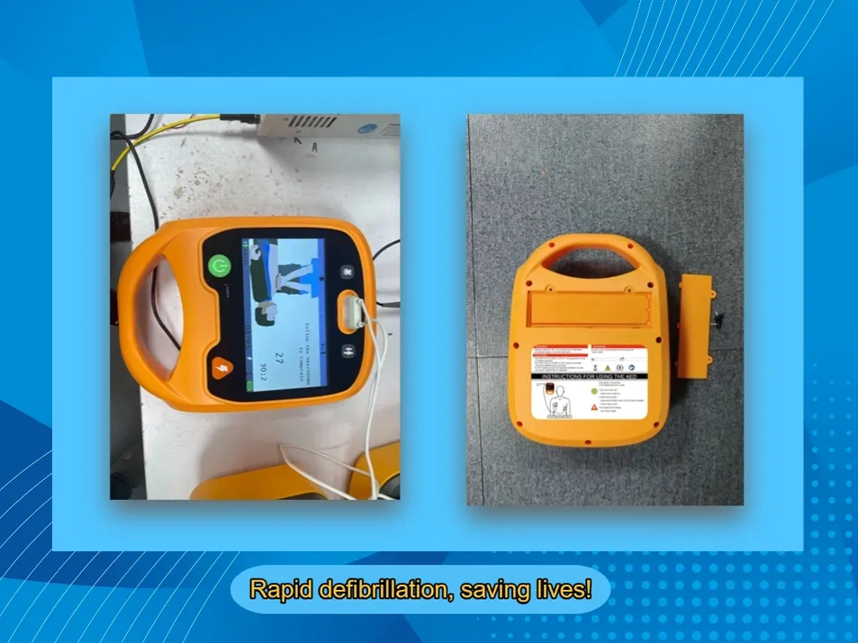 Aed-102 Equipo de emergencia eficaz Desfibrilador externo automático médico esencial