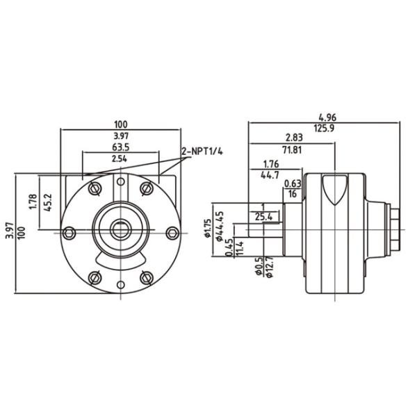 0,93 типа пневматический мотор лопасти HP 3000R/M роторных воздуха