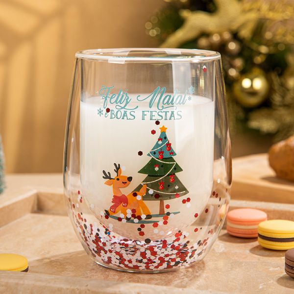 OEM Design Double Wall Glass Mug Glass Coffee Cups For Cafes Restaurants And Homes