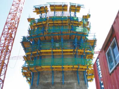 High Active Auto Self Climbing Formwork Hydraulic Synchronous ZPM-100