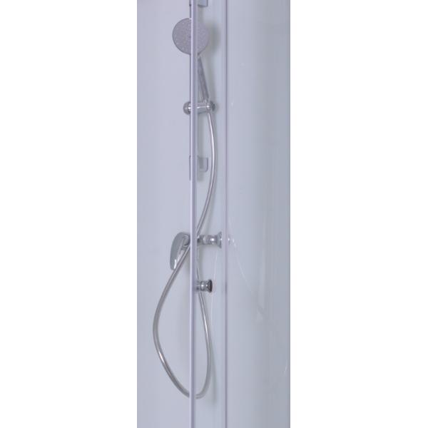 Fitness Halls 800 X 800 X 2250mm Glass Shower Stalls With Silver Aluminum Frame