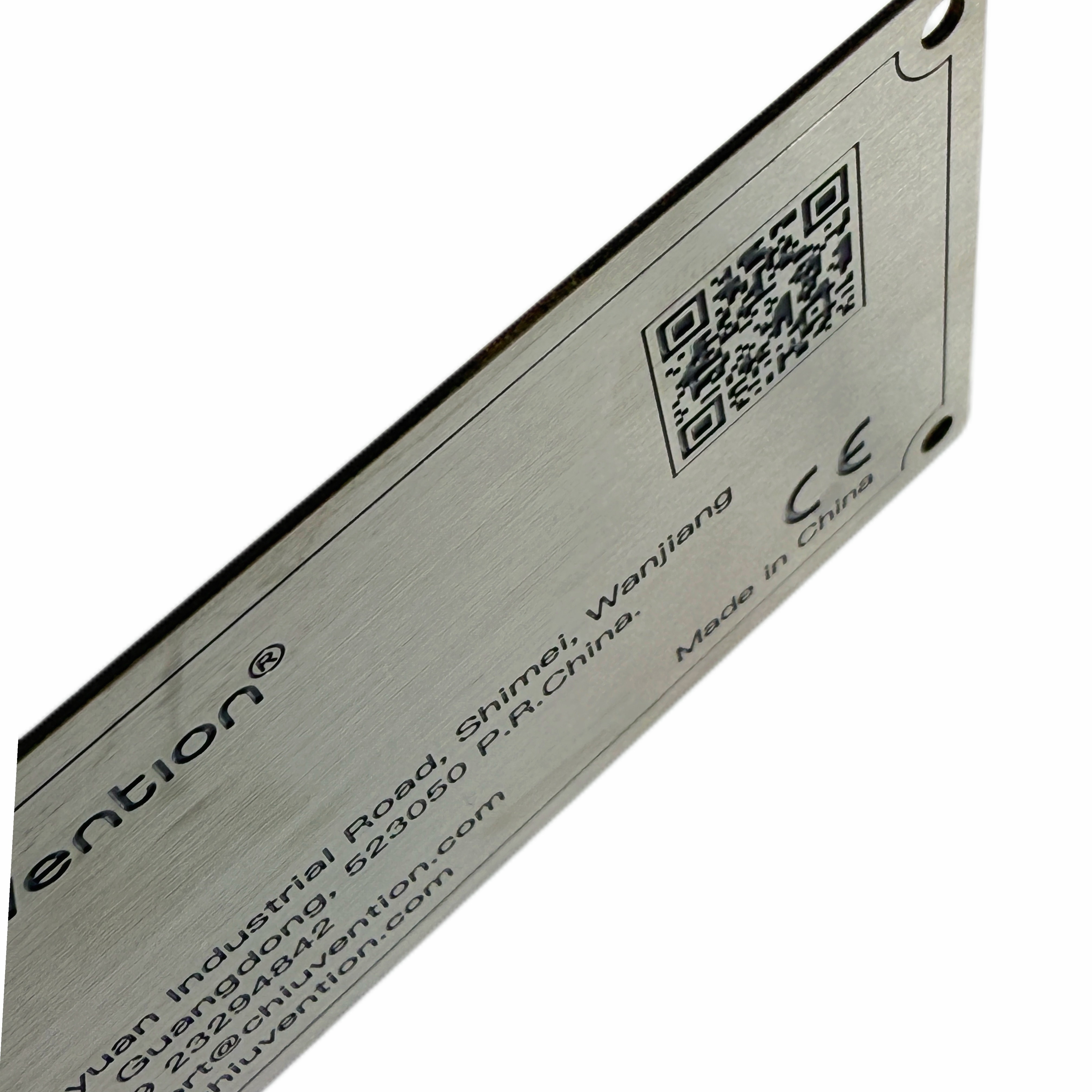 Factory Customization Of Stainless Steel Nameplates For Industrial Equipment