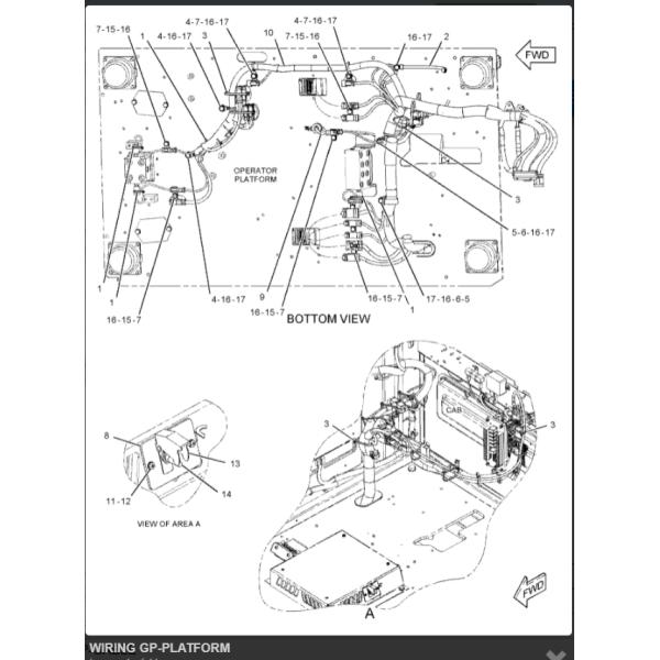 520-7000 5206621 5205689 5204699 Excavator Spare Parts For E320D E321D E320D E321D C6 C6.4