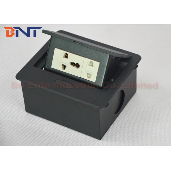 Multi - functional Desk Pop Up Sockets / HDMI Desktop Power Socket Box 138 * 130 * 3mm