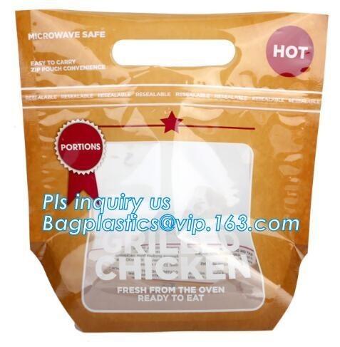 quality fried chicken bag,roasted chicken Zip lockk packaging bag,hot roast chicken bag, Hot roast chicken bag/Instant chi