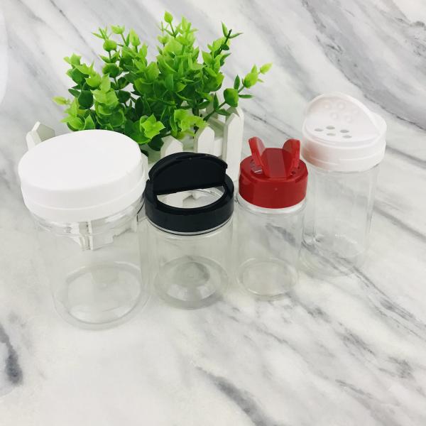 100g Spice Sifter Lid Seasoning Food Grade Plastic Jar Pepper Bottle Customized
