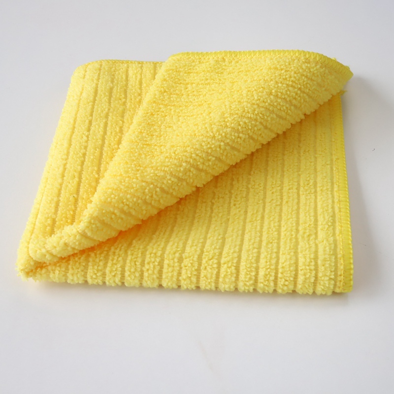 Comfortable Coloured 300GSM Soft Microfiber Cloth For Kitchen Cleaning