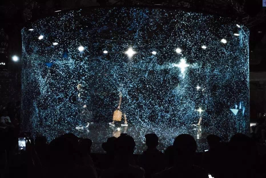 Материал экрана сетки PepperScrim высокий прозрачный голографический для выставки hologram