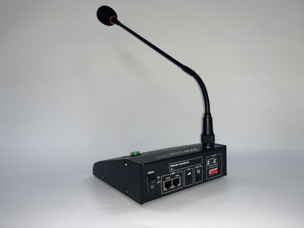 RS485 600m PA System Amplifier Remote 6 Zone Microphone Up To 8 Units