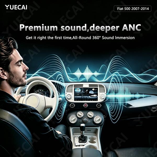 7 inch Touch Screen Head Unit 4G WiFi DSP Multimedia Player Compatible with Fiat 500 2007-2014