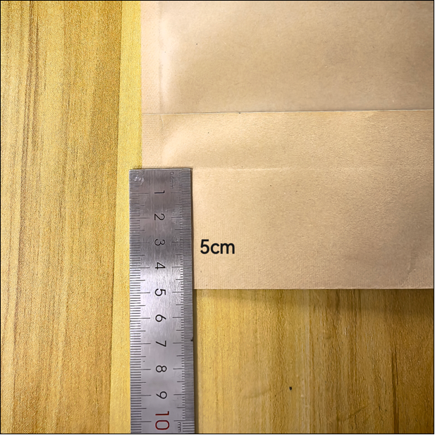Stand-Up Kraft Paper Pouch – Resealable Flat Bottom Bag with Zipper & Tear Notch