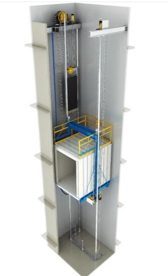 400KG Glass Hydraulic Elevator 6m 0.4m/s Outdoor Elevator For Wheelchair