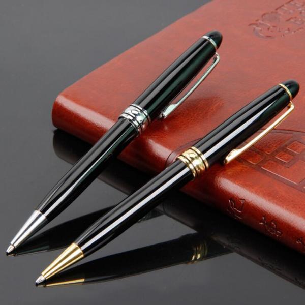Popular Black Hotel metal pen with custom laser engraving logo