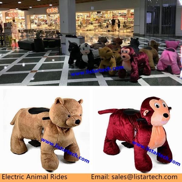 stuffed animals to paint stuffed animals with wheel coin operated battery animal