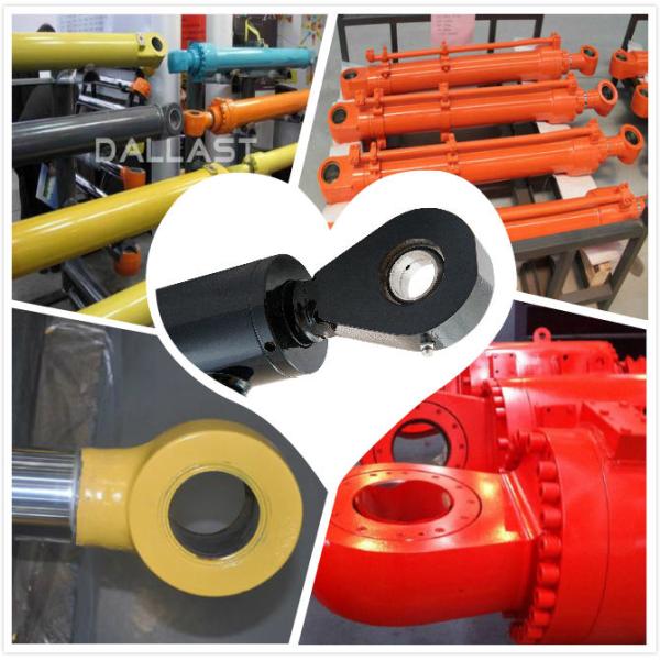 Welded Double Acting Hydraulic Ram Chromed Equipment Cylinder For Hoist Crane