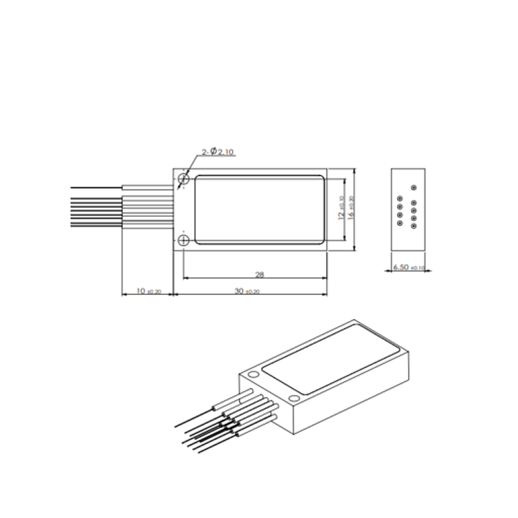 Wavelength Division Multiplexer UCWDM Ultra Compact Free Space Low Insertion Loss