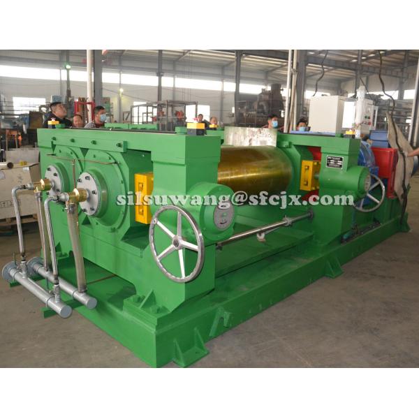 22 Peripherally Roller Bearing Lubrication Rubber Mixing Machine 2 Roll