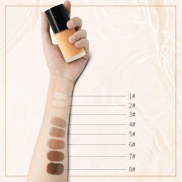 OEM/ODM Wholesale Face Liquid Foundation Base Long Lasting Makeup Water High Quality Makeup Foundation