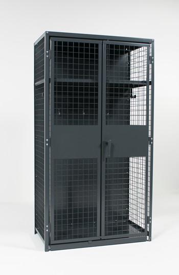 As forças armadas, cacifo de armazenamento resistente do Gym, aço ventilaram separações da rede de arame
