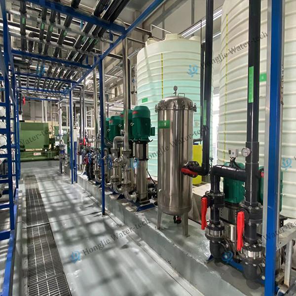 Systèmes d'eau ultrapure industriels de 70T/heure pour l'industrie électronique