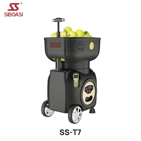 SIBOASI T7 APP Control Mini Shooting Tennis Machine Ball for Training