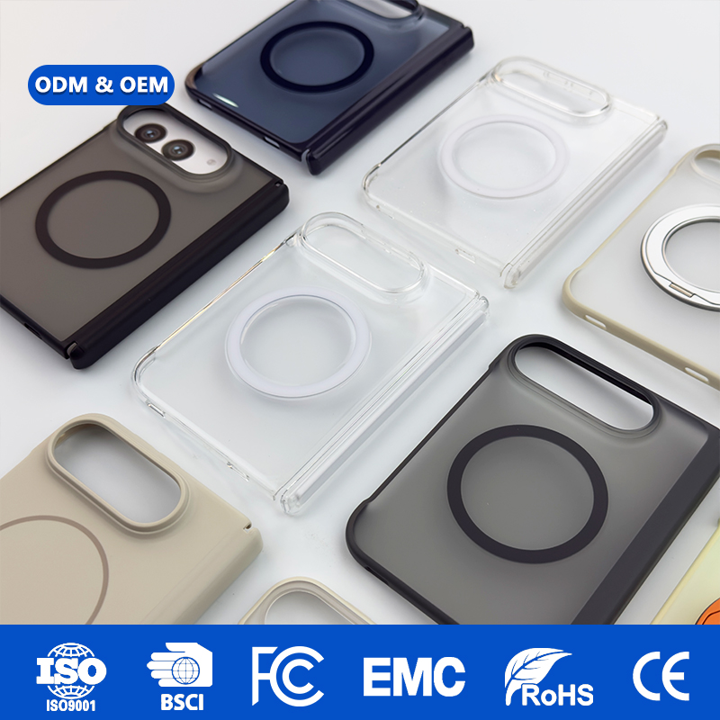 Premium OEM Anti-Yellow Clear TPU+PC Material, Magnetic Compatible, Slim & Smudge-Proof for iPhone 18 Fold