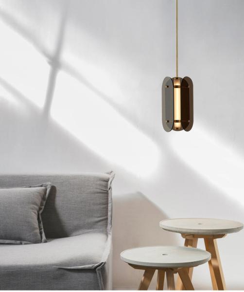 Nordic luxury restaurant small designer Pendant Light  bedroom bedside Arch Pendant Lamp(WH-GP-144)