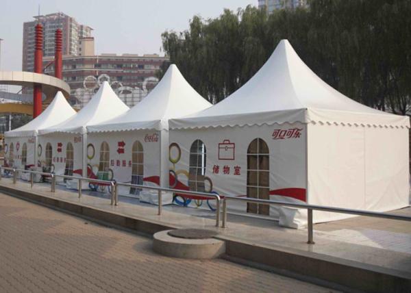 Waterproof Outdoor Luxury Pagoda Party Tent , 20 X 20 High Peak Frame Tent