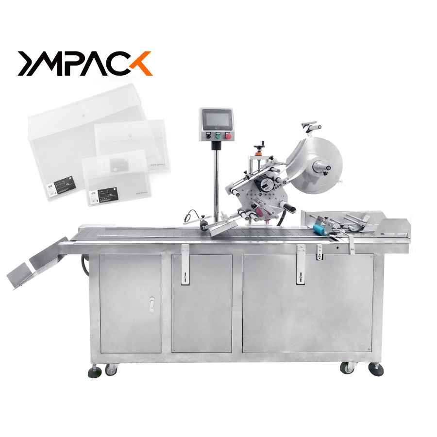 Full Automatic Self Adhesive Labeling Machine Pouch Labeling Machine for PE Bags and Vacuum Bags Labeller