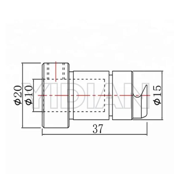 E-15*37 Буровые кубики держатель быстрая смена Чак для деревообработки буровой машины