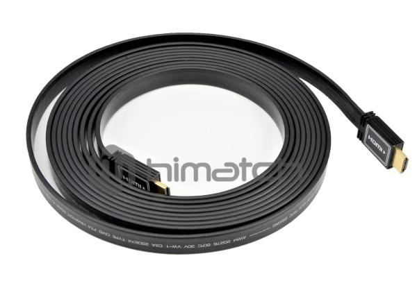 Flat Industrial HDMI Cable / 15m Hdmi Cable 4K 60Hz CL3 Rated UL Certified